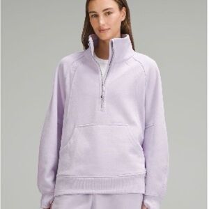 Lululemon Athletica Light Purple Half-Zip Pullover